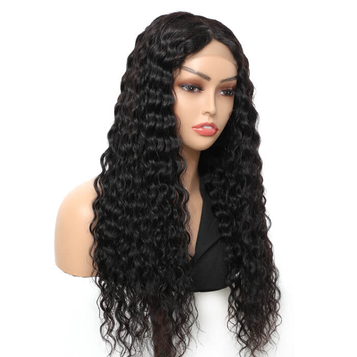 5x5 Lace Closure 180% Density Water Wave Wig