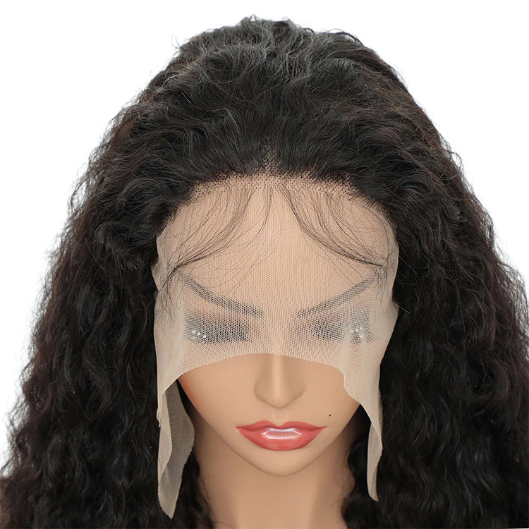 Full Lace Frontal Wigs 180% Density Water Wave